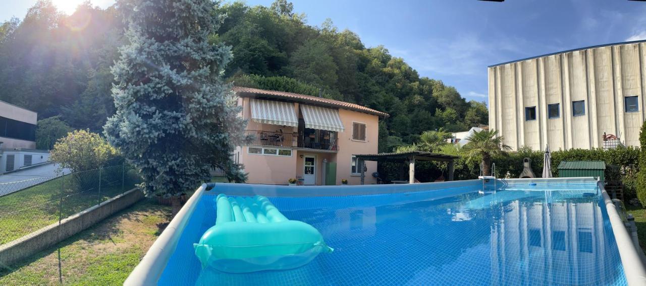 Casa Stefania Con Giardino A Lugano Hotel Grancia Luaran gambar